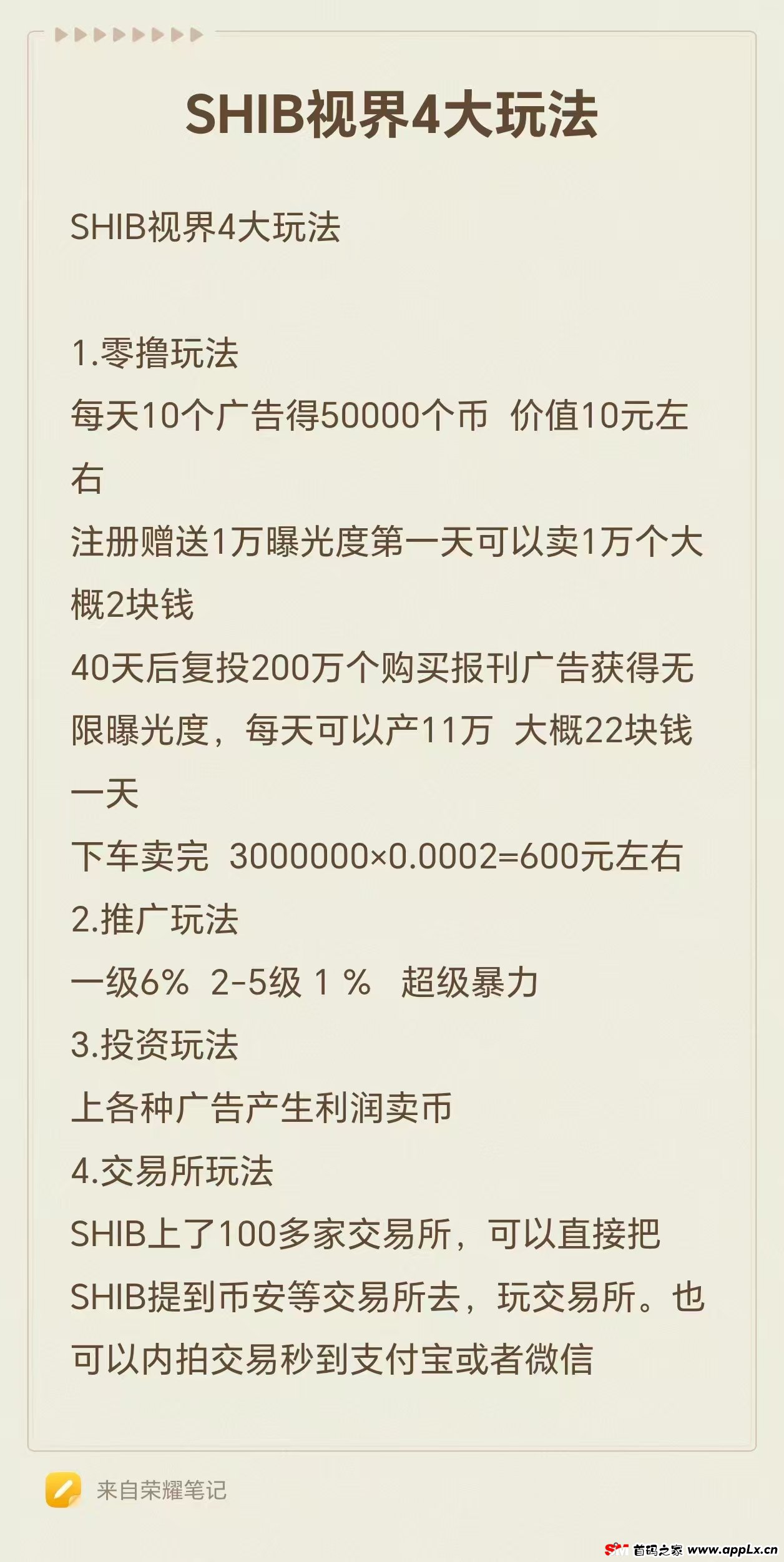 柴犬视界：可零撸，直推扶持10块，名额有限抓紧注册