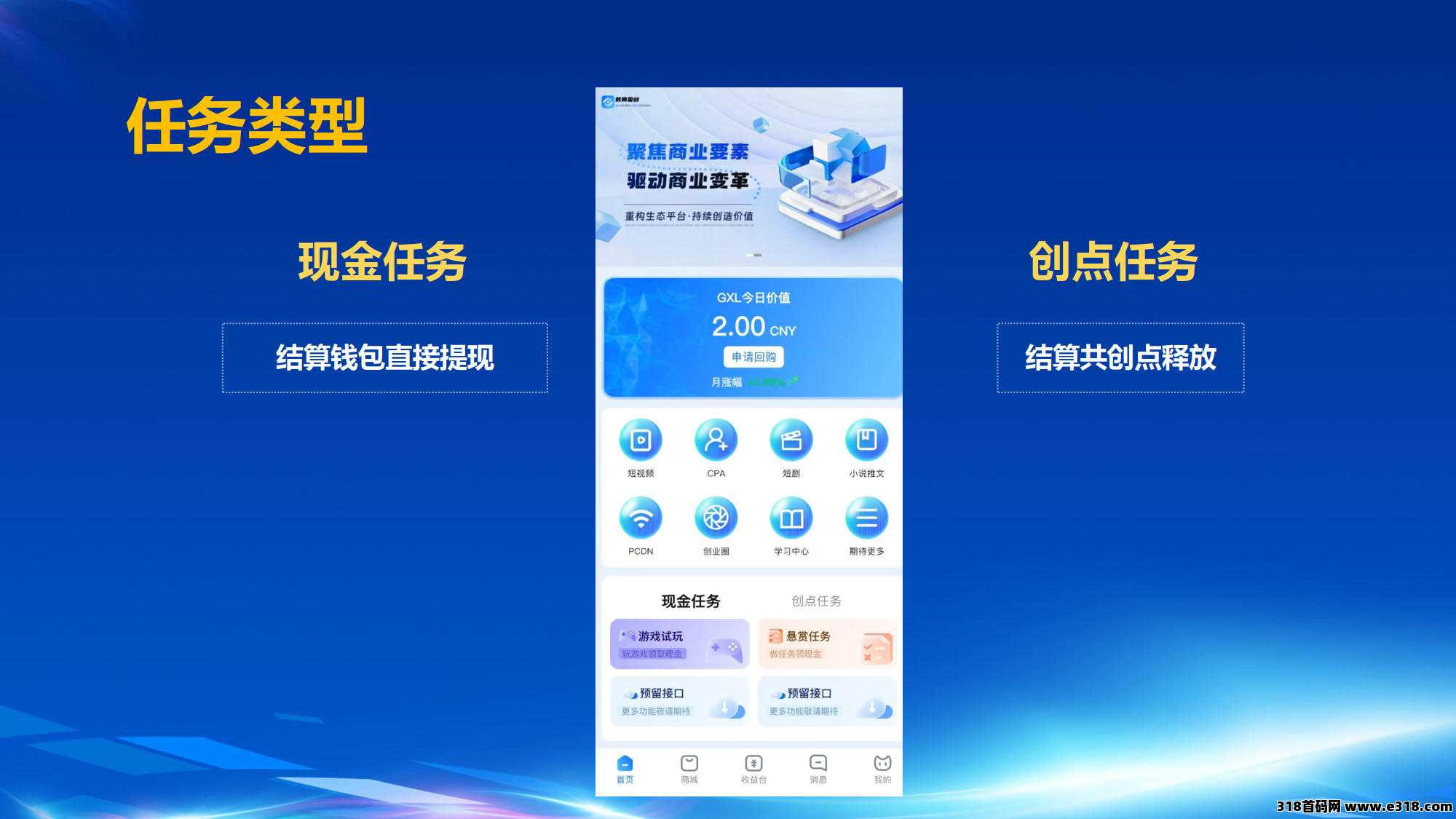 数商国创，每天零撸，后期陆续开通很多板块