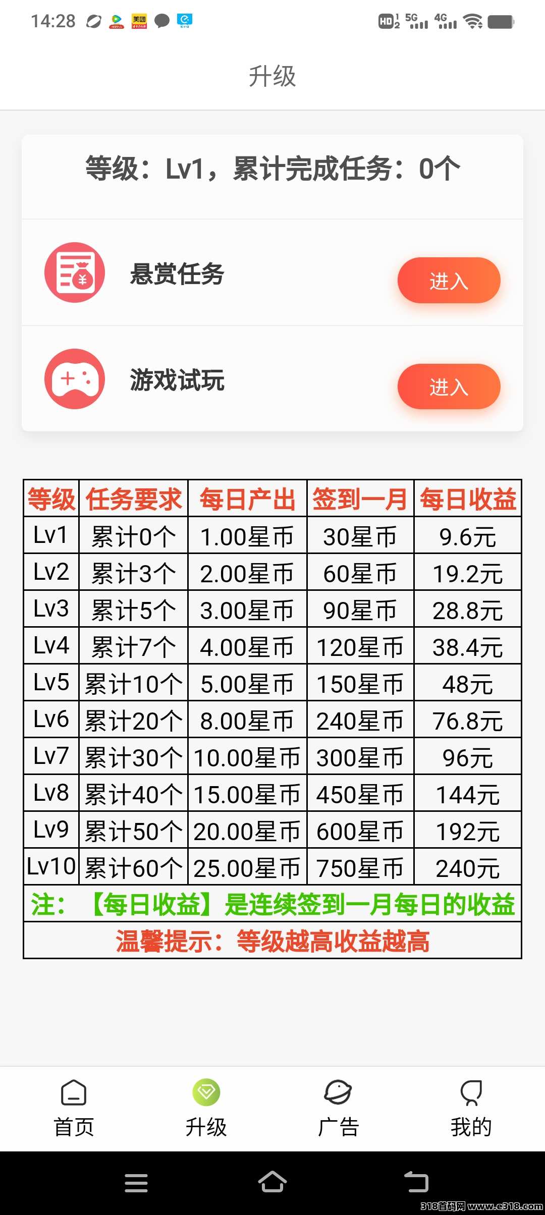星闪推，广告阅读赚米，最新模式，收益高