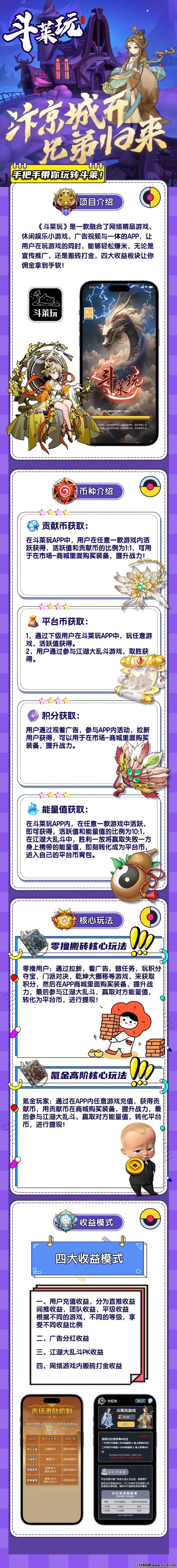 全网独家全新模式（斗莱玩）赚米两不误