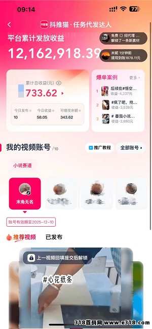 新抖推猫能赚钱吗？靠谱吗？靠什么在赚钱？