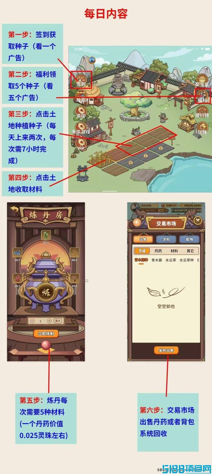 灵仙境谷首码抢占中：零撸、可投两种玩法，月赚70+