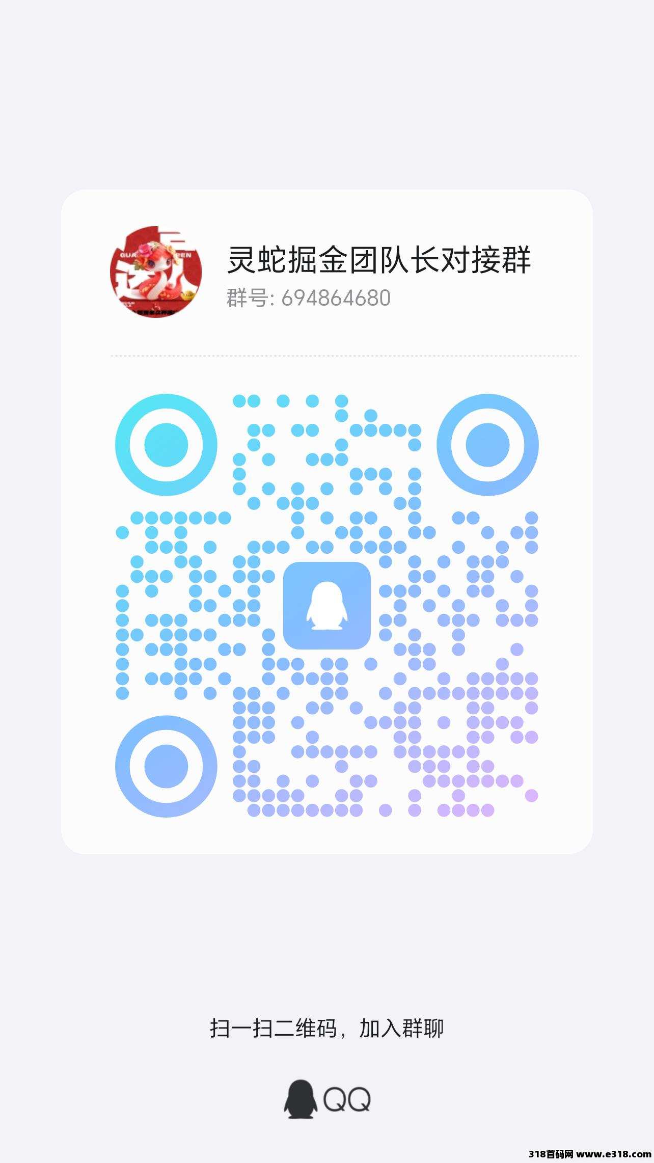 灵蛇掘金0撸项目对接团队长
