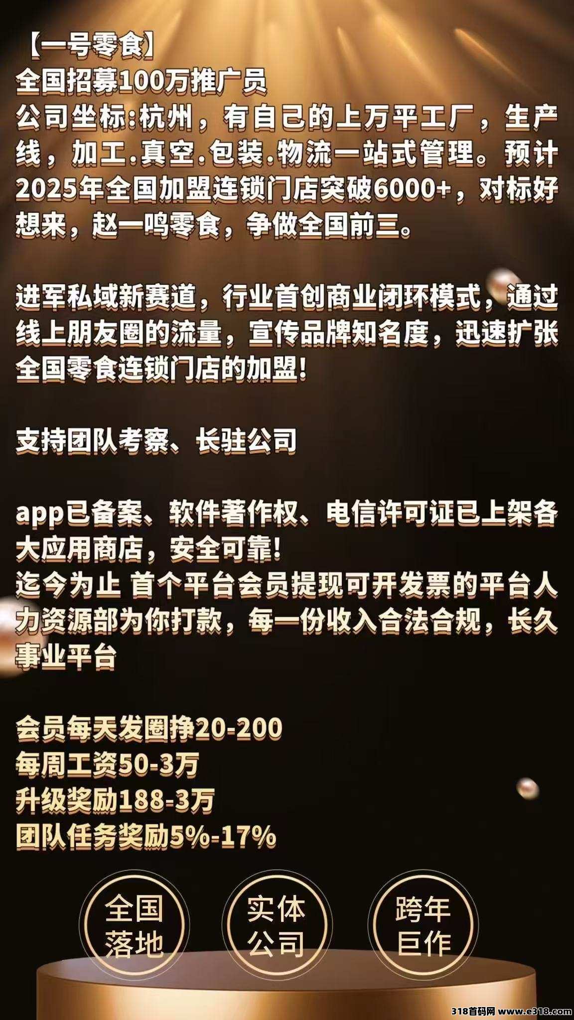 一号零食，实体落地2025必火项目，早上车早吃肉