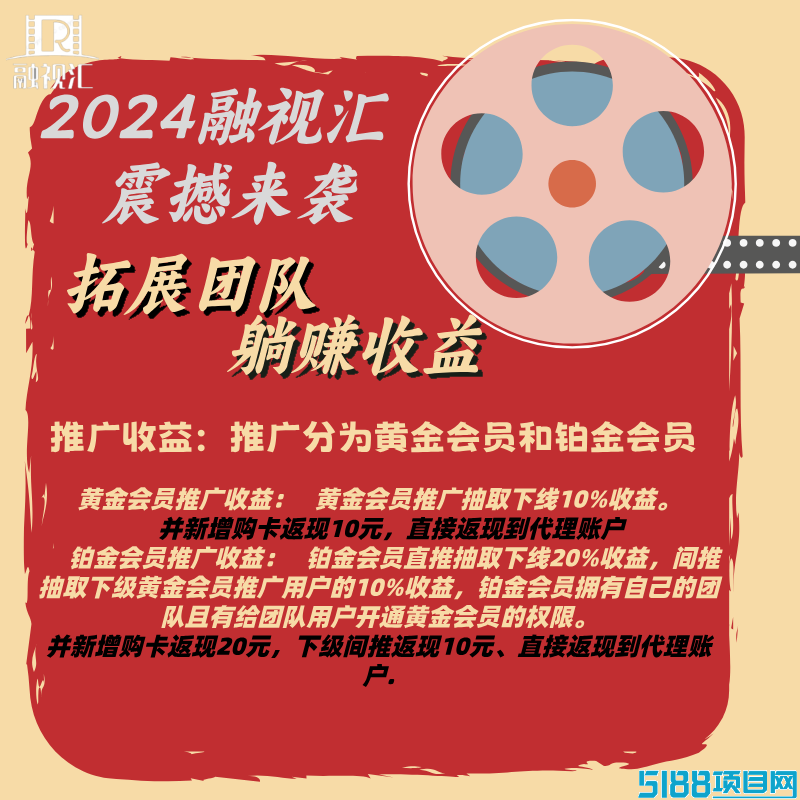 2024融视汇震撼来袭，全自动挂机观看影视、浏览广告项目，轻松日入500+