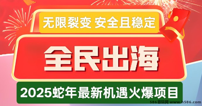 2025蛇年全民出海：每天赚佣琻，分虹不断，畅享经济红利！