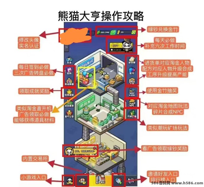 熊猫大亨：零投日赚10圆，稳定赚米轻松实现！