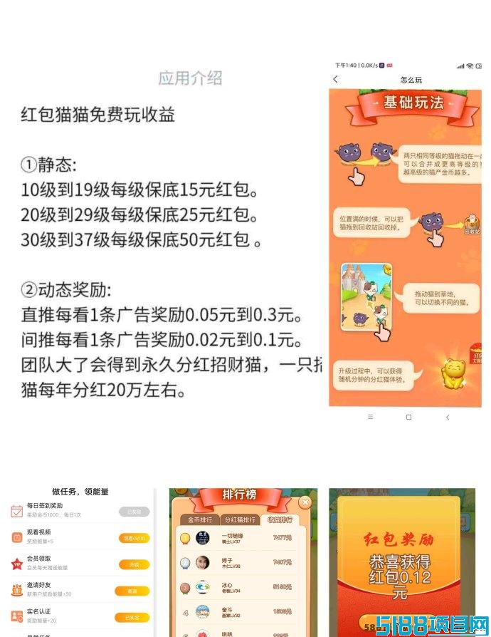 首码喵星人项目：轻松合成猫咪，无套路的乐趣体验！
