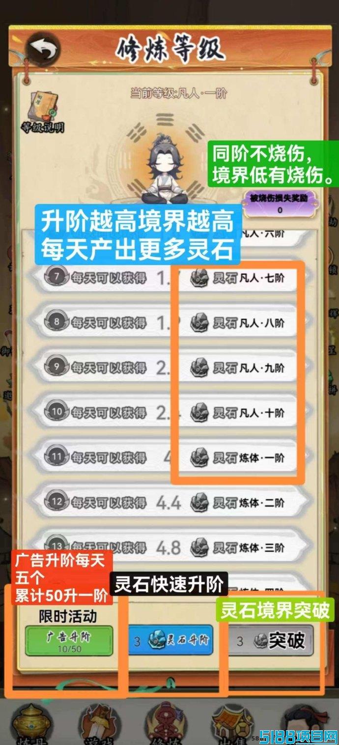 御仙纪2.玩法解析：灵石紧缺、永久溢价回收，畅玩无阻！