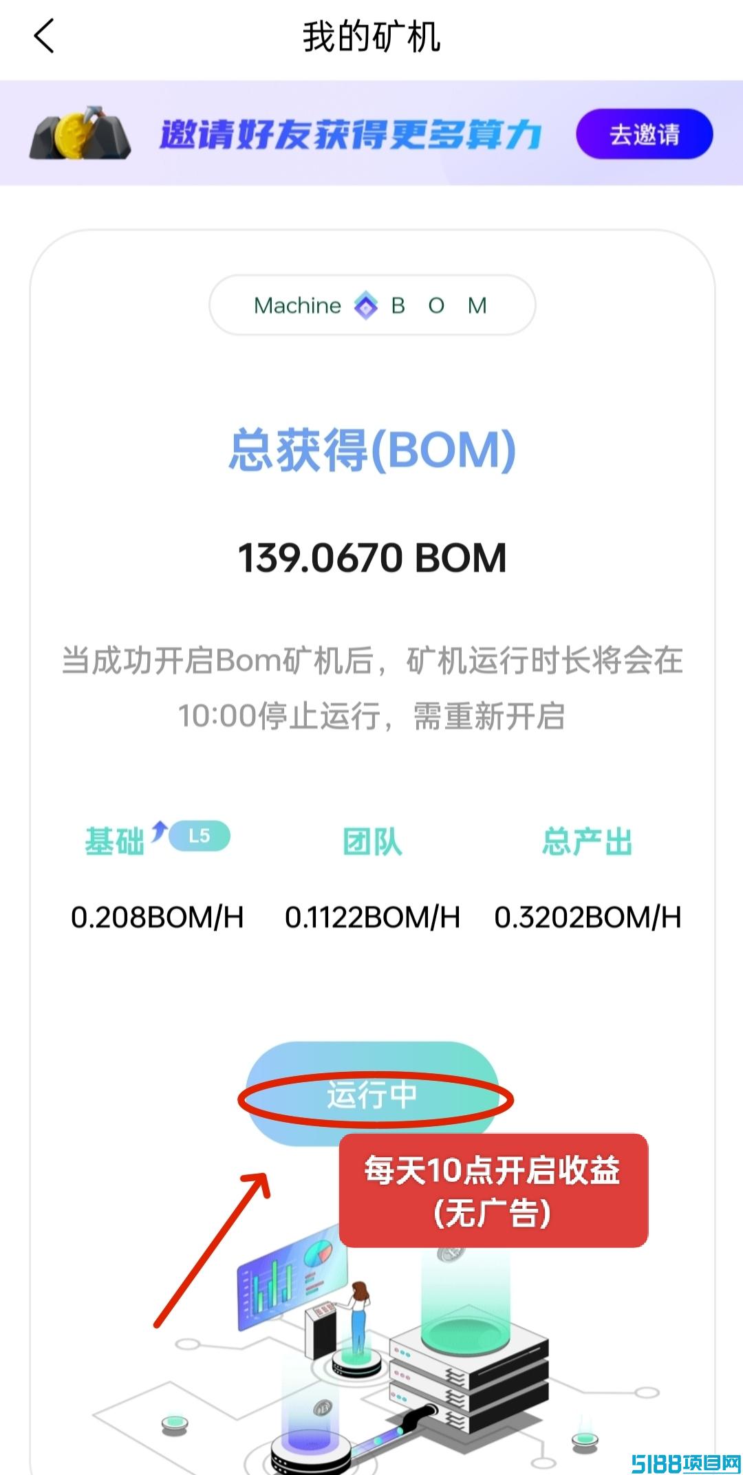 BOM代币：零撸矿池，随时变现U，未来价值200美金