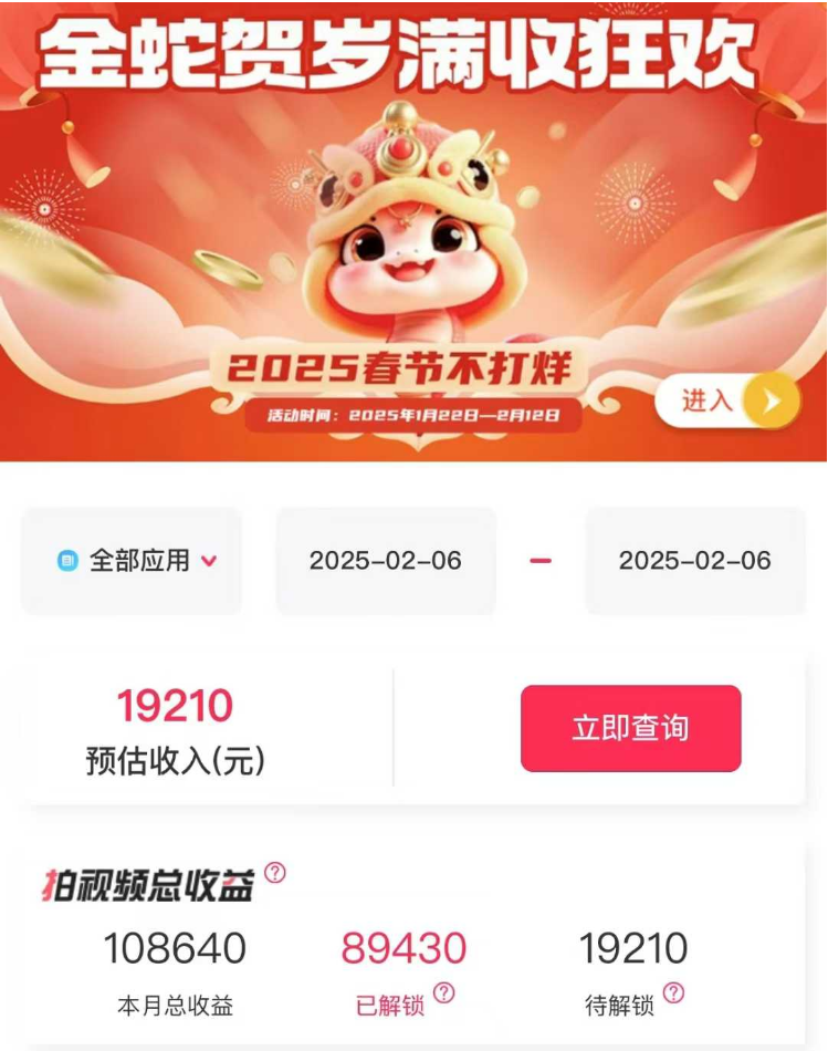 2月份6天赚了10万，新的一年这个项目千万不要错过啦！