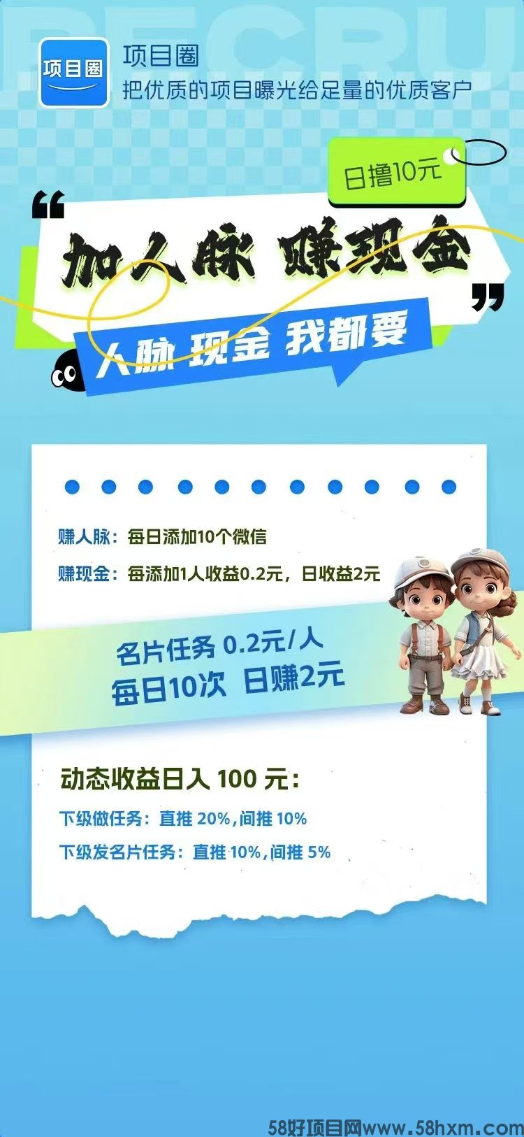 项目圈首码，注册送奖励、资源合作平台，收益高，模式新颖，