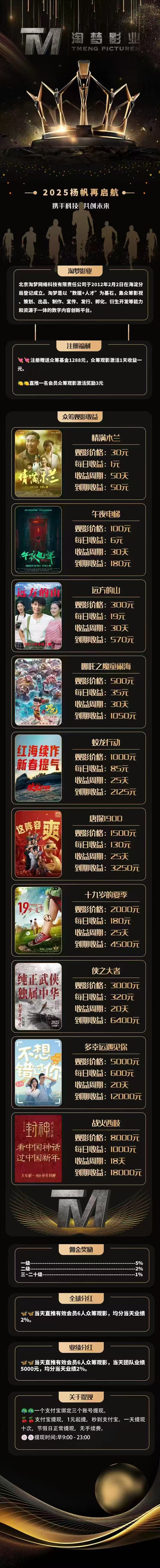 淘梦网首码，注册送奖励，零撸保底收益，模式新颖。