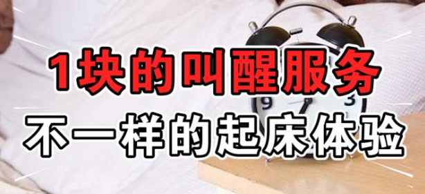 月入上万的冷门项目之美女叫醒服务