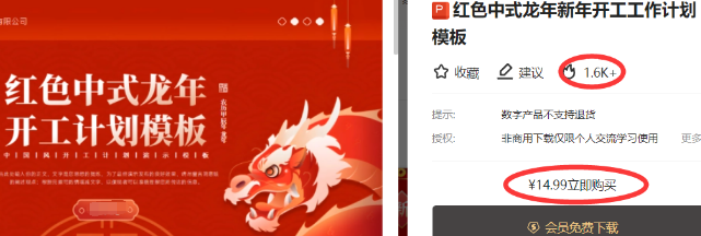 轻松赚外快：15元一单的PPT模板小生意