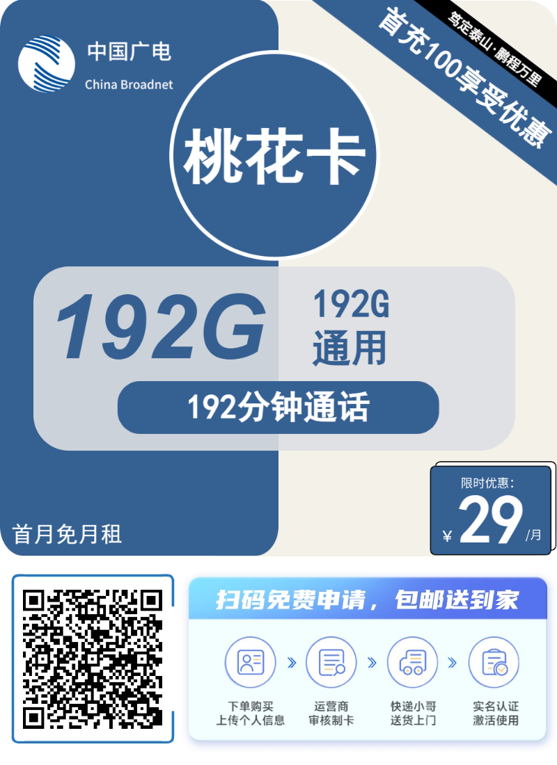 四大运营商号卡（超大流量免费办理官方套餐）招募号卡合伙人四大运营商正规大套餐