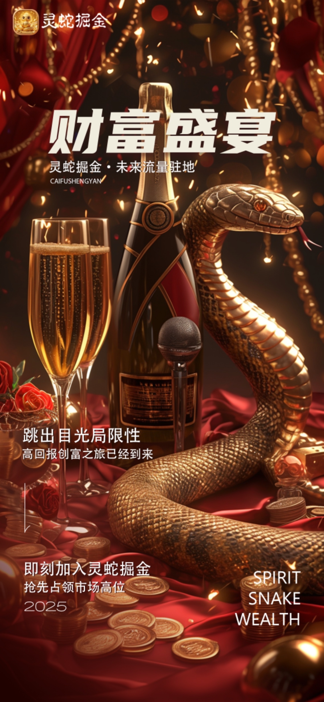 灵蛇掘金2025年爆款项目链音二台