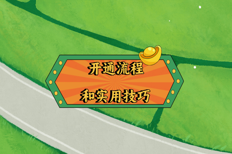 开通流程和实用技巧
