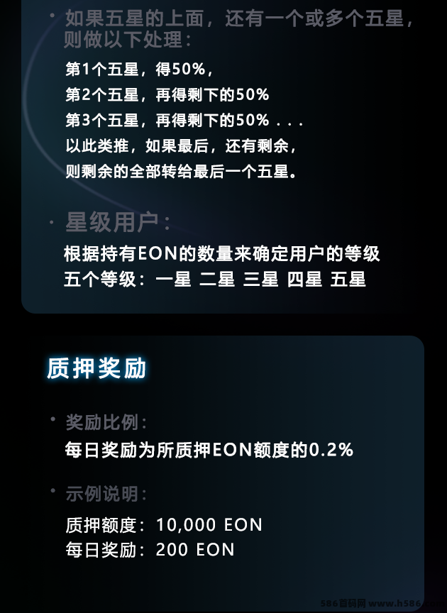 ​EON零成本参与，只要动动手指，轻松赚取收溢！