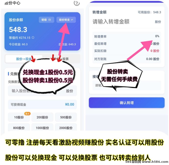 58应用商店上线：1圆秒提，边看广告边累积股份！