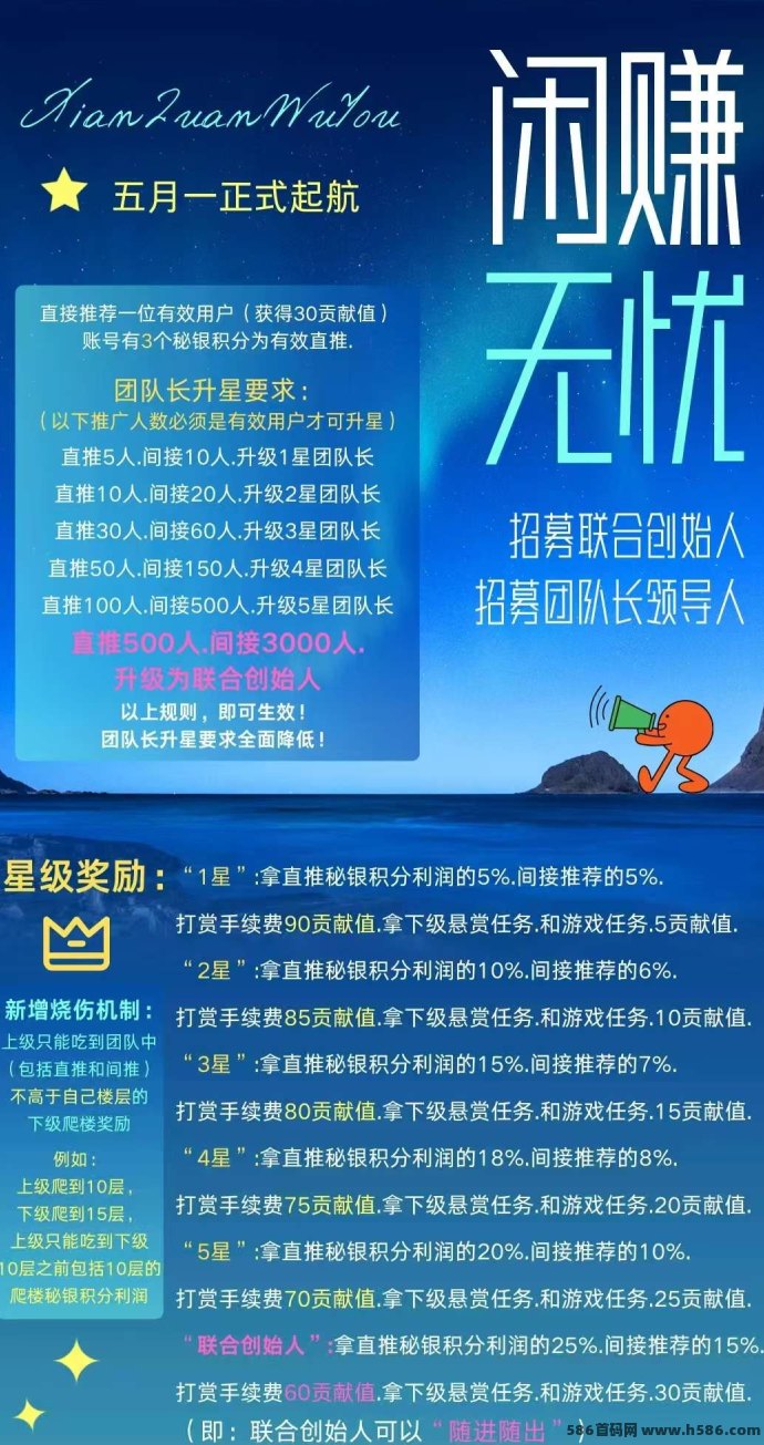 《闲赚无忧》每日稳定领米，星途爬楼模式来袭！积分收溢轻松拿！