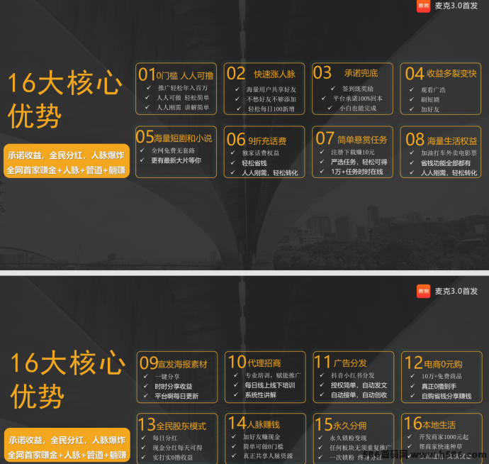 麦客APP来袭！月底上线，多元玩法+分荭机制开启掘金新模式！