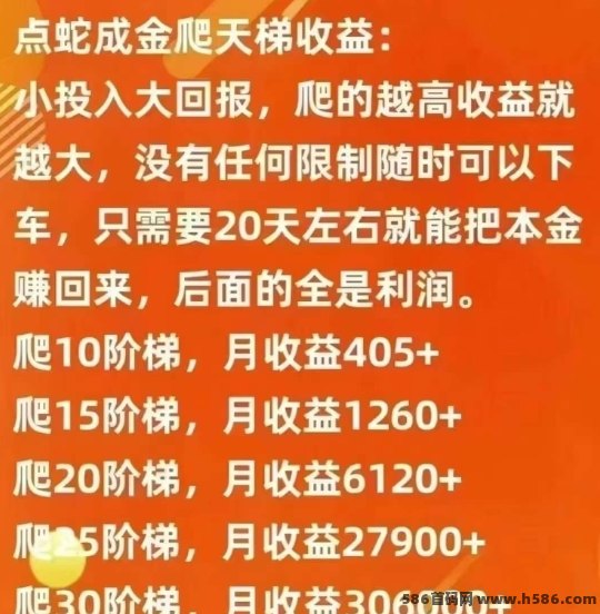 点蛇成金怎么玩？2025年项目解析，日赚灵石轻松破百！