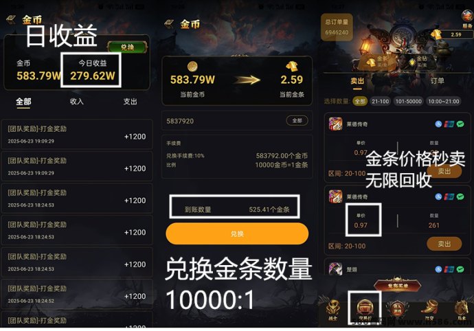 莱德传奇数字精选项目详解：高扶持与多层奖励，稳定赚200+每日攻略！