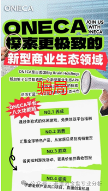 曝光【oneca】投资项目,经调查发现该项目涉嫌套牌国外AI产业公司进行诈骗活动。