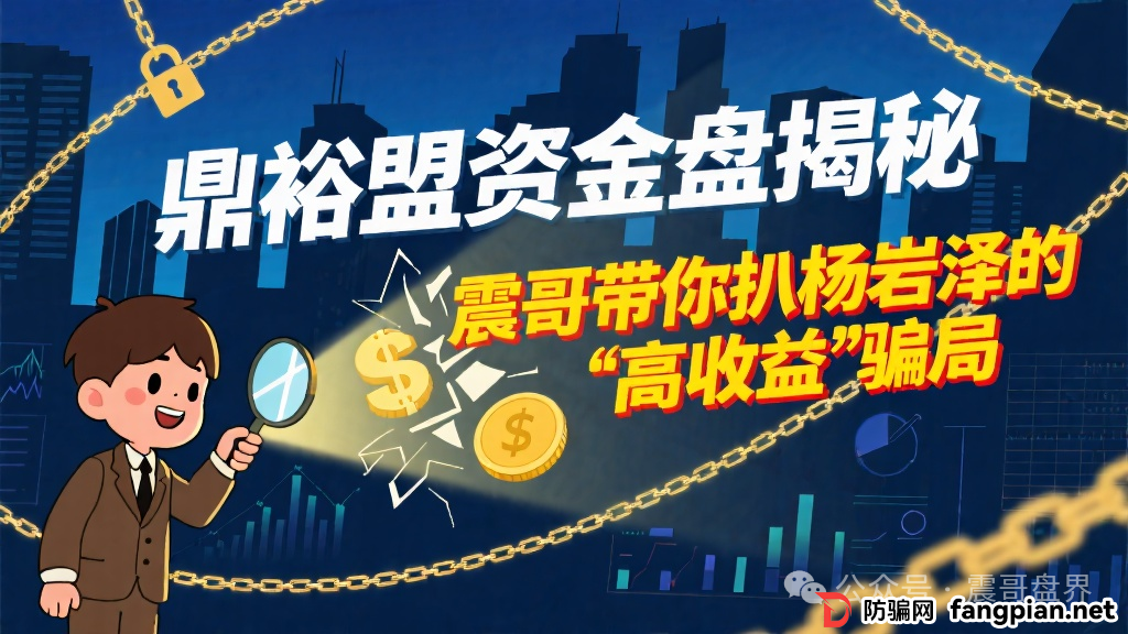鼎裕盟杨岩泽真的假的?鼎裕盟资金盘揭秘,震哥带你扒杨岩泽的“高收益”骗局