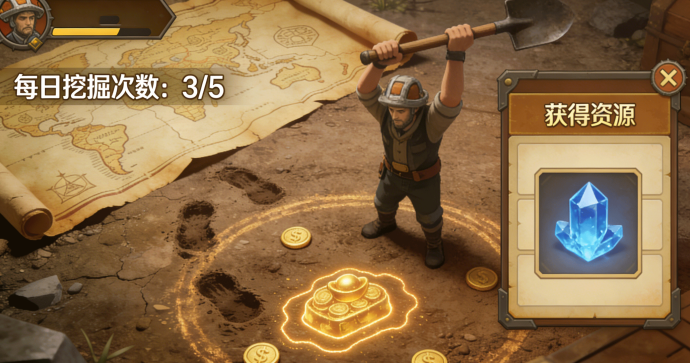 寻宝挖：1月5日上线，卡盘游戏开启宝藏挖掘与资源升级新篇章