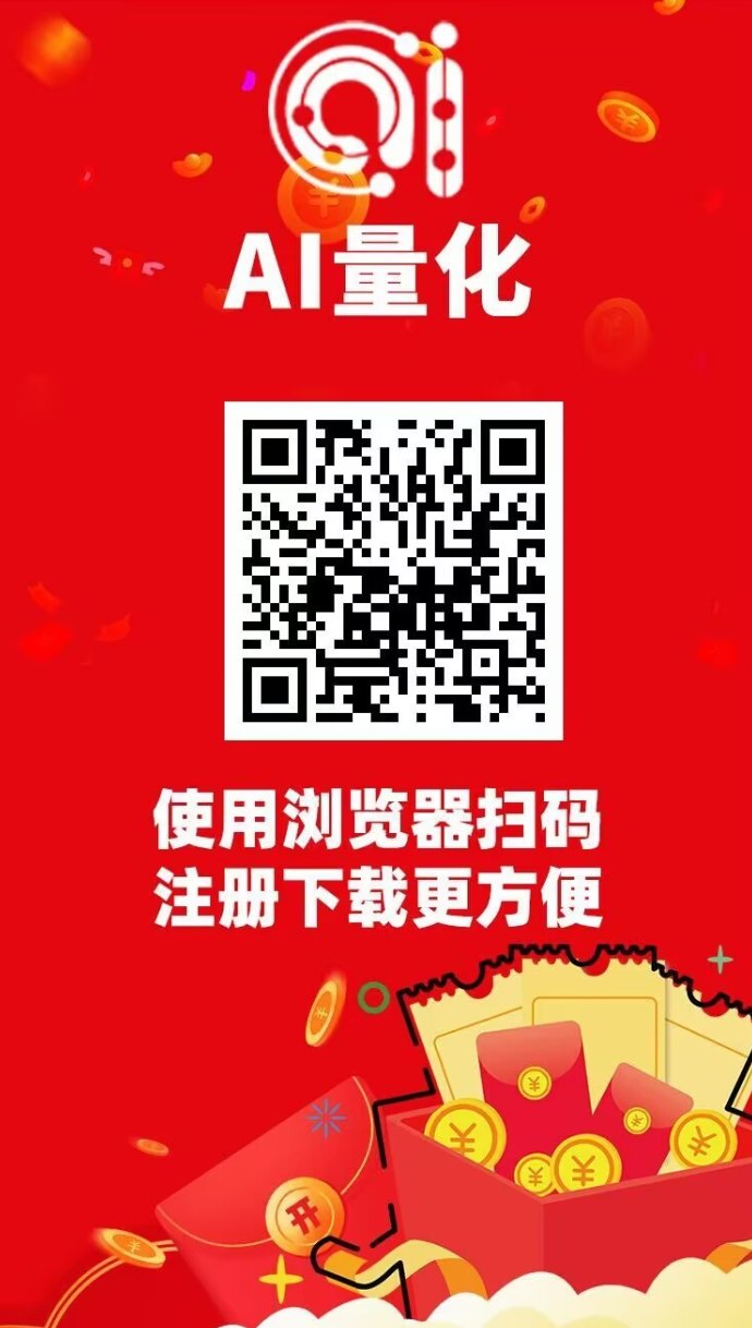 AI量化上线，注测成功赠送5000股权，人工智能每天自动分收溢！