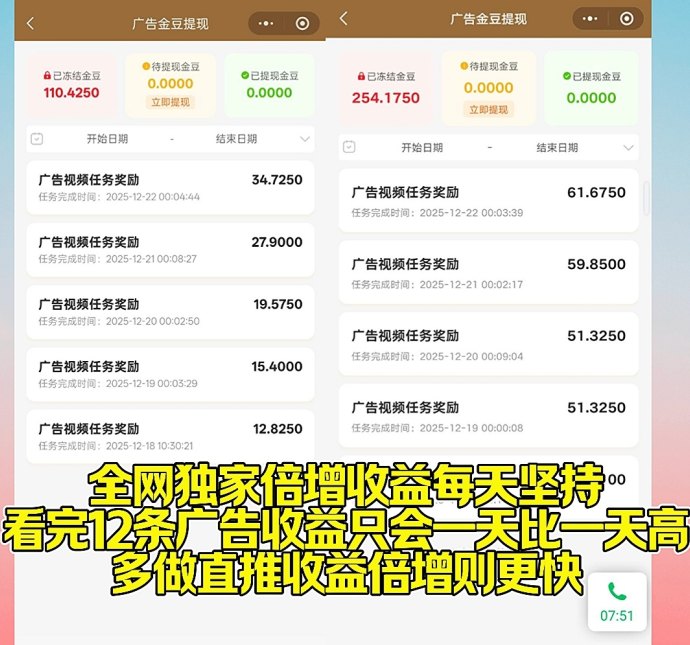 一生福新版本：广告赚取新方式，每天稳定保底收溢！