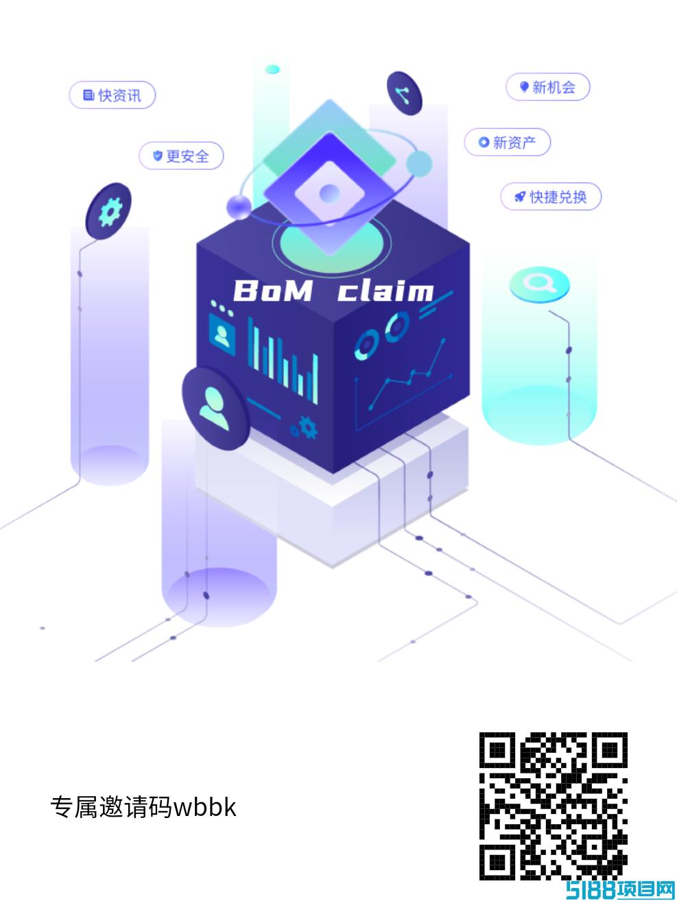 零撸Bom，免费挖矿产出，一个吃肉的项目