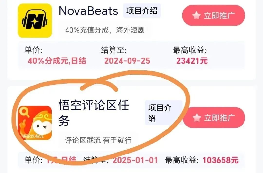 评论就有收益，一条1元，复制粘贴一天50+(2)