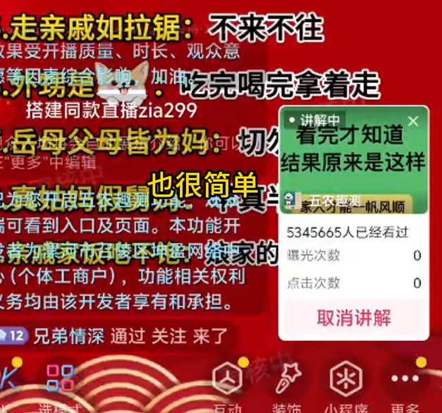 抖音小程序无人直播项目，操作简单，人人可做(6)