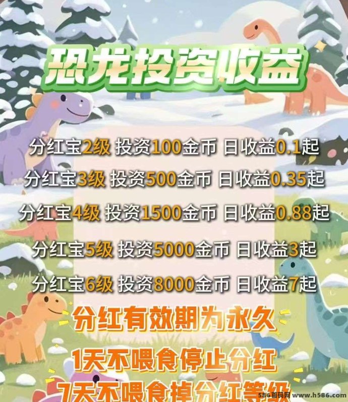 恐龙打工日记上线！轻松上手，每天褂机产出金豆，0撸小游戏！(1)