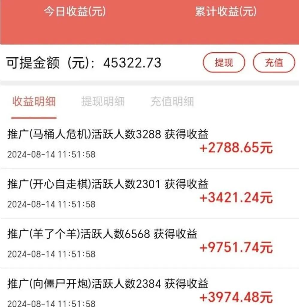 小游戏广告分成最新玩法，撸羊毛项目，新手小白都能轻松上手(2)