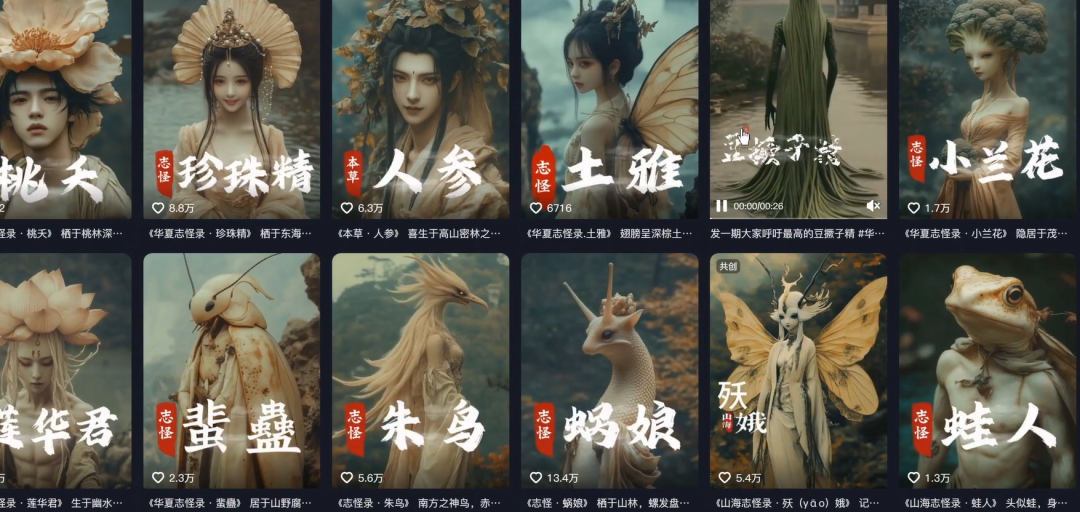 山海经AI变身玩法，项目拆解，手把手教你打造条条爆款视频(3)